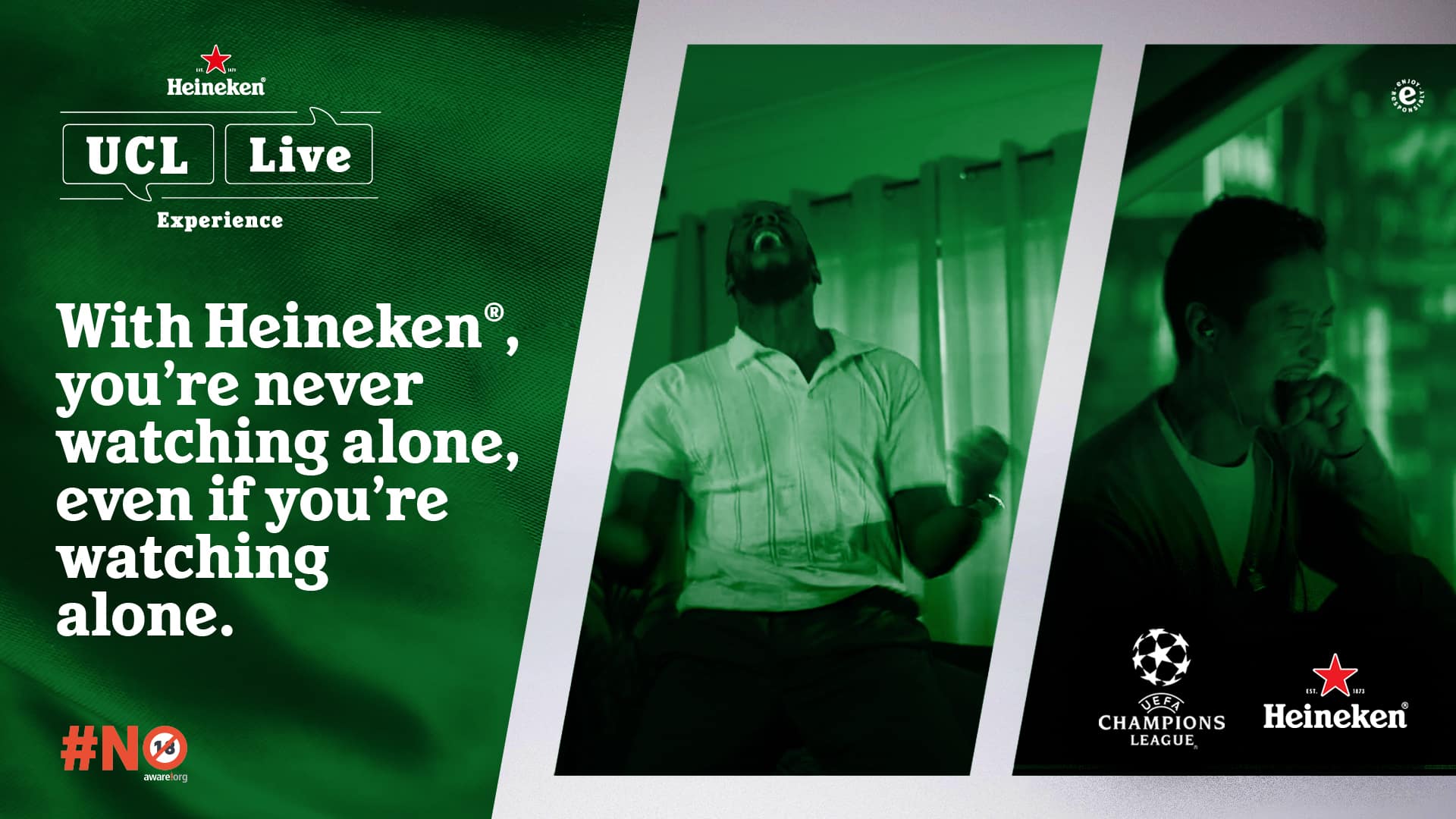 You are currently viewing UCL fans will never watch alone with the introduction of #HeinekenUCLLive