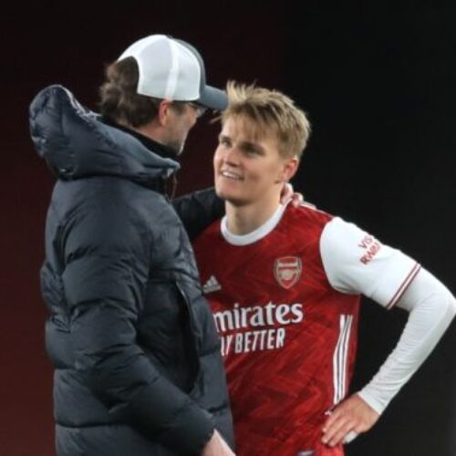 Premier League rivals and PSG keen on Odegaard