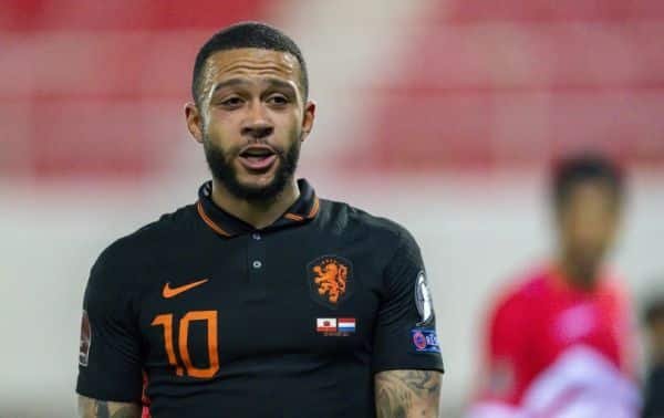 You are currently viewing Depay fully focused on Holland amid transfer speculation