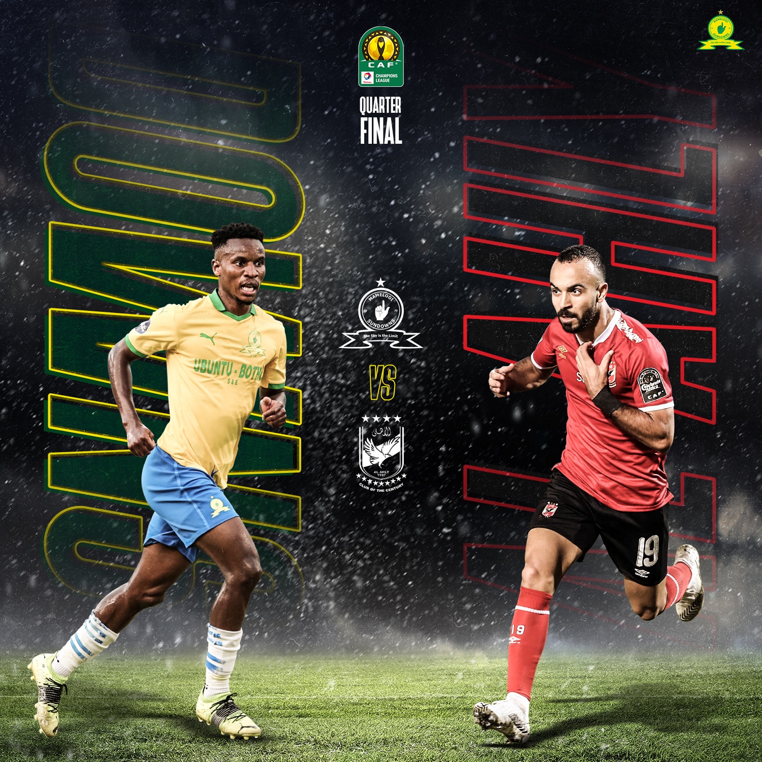 You are currently viewing Pitso’s Al Ahly draw Sundowns, Chiefs face Simba in CAFCL quarters