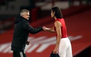Read more about the article I’m doing my best to keep Cavani at Man Utd – Solskjaer