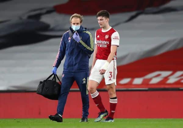 You are currently viewing We’ll go day by day – Arteta asks for patience after Kieran Tierney injury