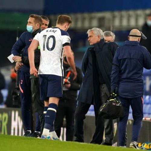 Mourinho insists it’s too early to know how bad Harry Kane injury is