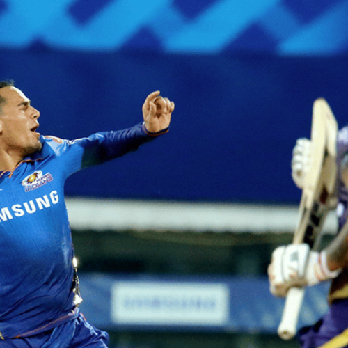 De Kock stumbles but Mumbai get first IPL win