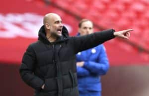 Read more about the article Guardiola refuses to blame Aguero as Man City made to wait for title