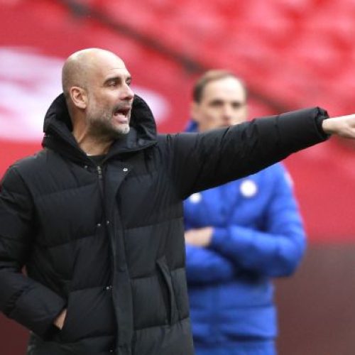 Guardiola refuses to blame Aguero as Man City made to wait for title