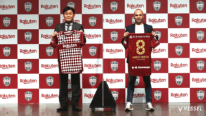 Read more about the article Watch: Andres Iniesta pens new deal at Vissel Kobe