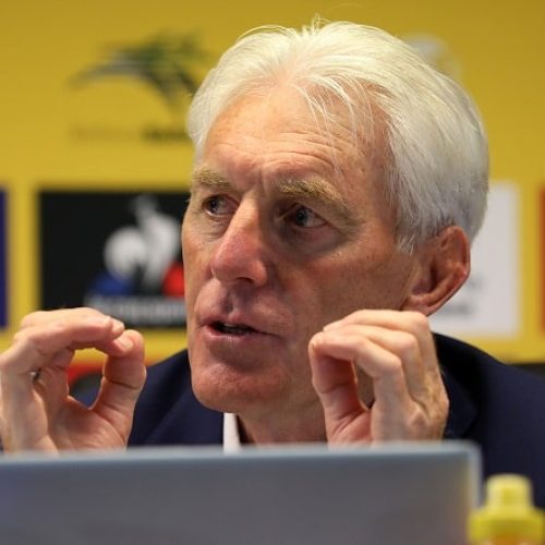 Watch: New Bafana boss Broos navigates first media conference