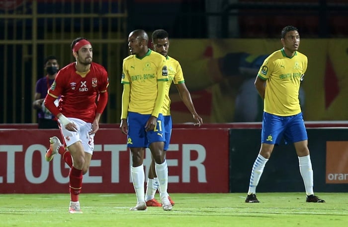 You are currently viewing Advantage Al Ahly as Pitso’s team beat Sundowns in Caf CL first-leg encounter