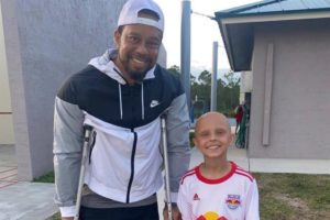 Read more about the article Tiger’s ‘stay strong’ message to young girl