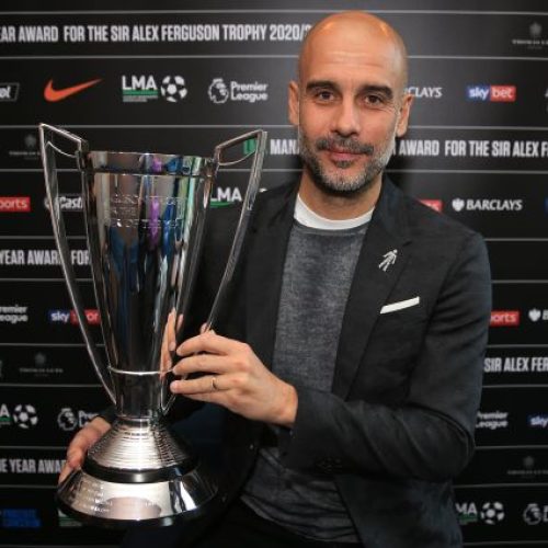 Pep Guardiola named LMA manager of the year
