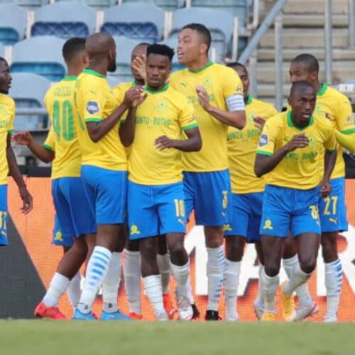 Watch: Sundowns camp reacts after clinching fourth straight title