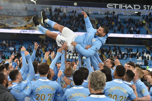 You are currently viewing Aguero revels in ‘fantastic’ two-goal display on his Etihad farewell