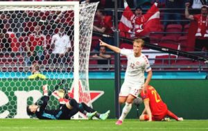 Read more about the article Denmark thump Wales to seal progression