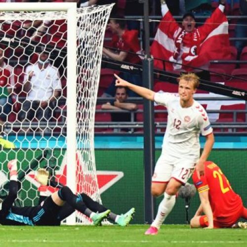 Denmark thump Wales to seal progression