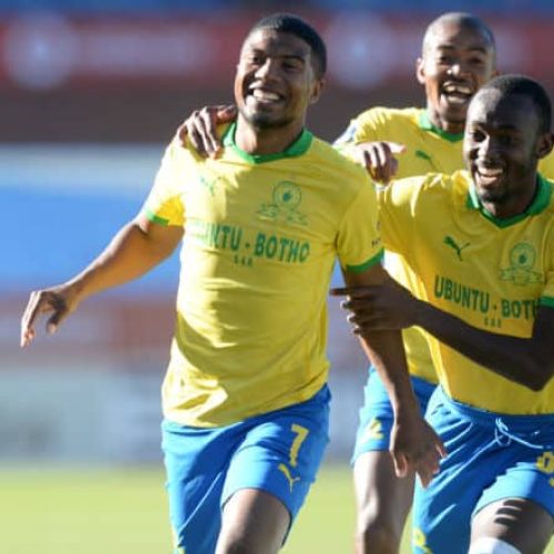 Highlights: Sundowns celebrate title by easing past CT City