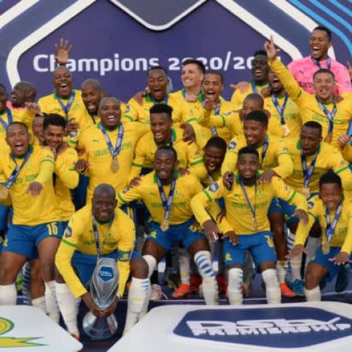 In pictures: Sundowns celebrate fourth consecutive PSL title
