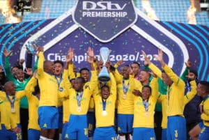 Read more about the article Watch: Sundowns camp reacts to historic fourth consecutive league crown