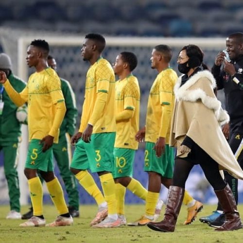 I’m so proud but we could’ve scored more – Mkhalele on Bafana’s second-half turnaround