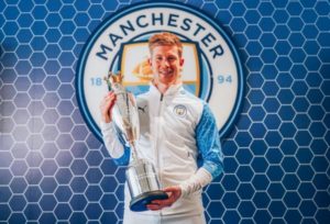 Read more about the article De Bruyne named PFA Men’s Player of the Year for second season in a row