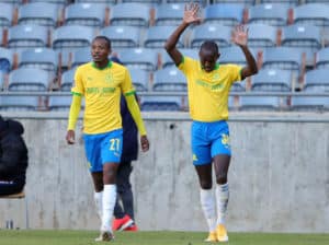 Read more about the article Shalulile’s brace fires Sundowns past Bloem Celtic