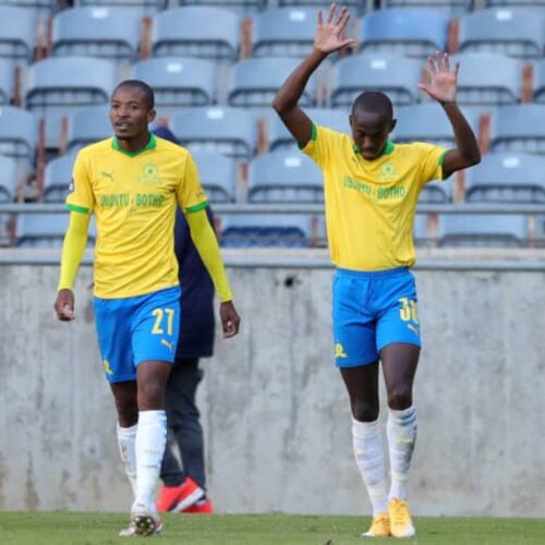 Shalulile’s brace fires Sundowns past Bloem Celtic