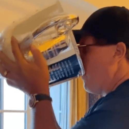 Watch: Mickelson drinks from the ‘Wanamaker’ trophy