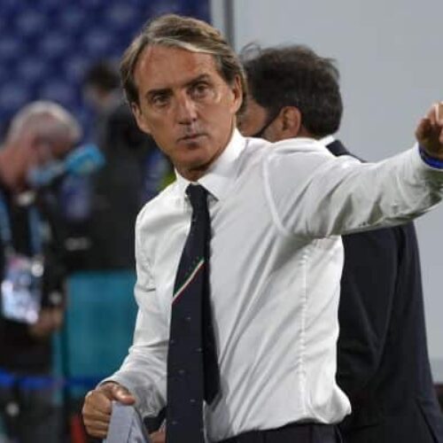 Mancini praises Italy for handling pressure well to win Euro 2020 opener
