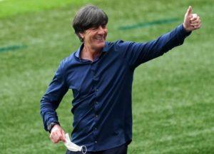 Read more about the article Low bows out as Germany boss on positive note despite England defeat