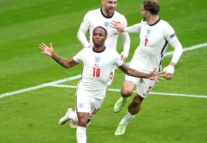 Read more about the article It’s definitely a special moment – Sterling relishes victory over Germany