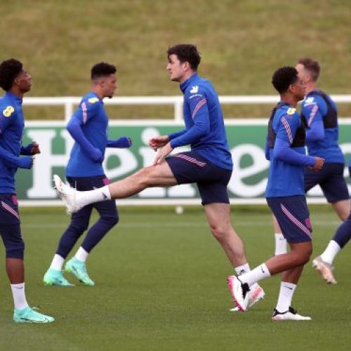 Maguire trains again as England return to work following Croatia win