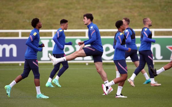 You are currently viewing Maguire trains again as England return to work following Croatia win