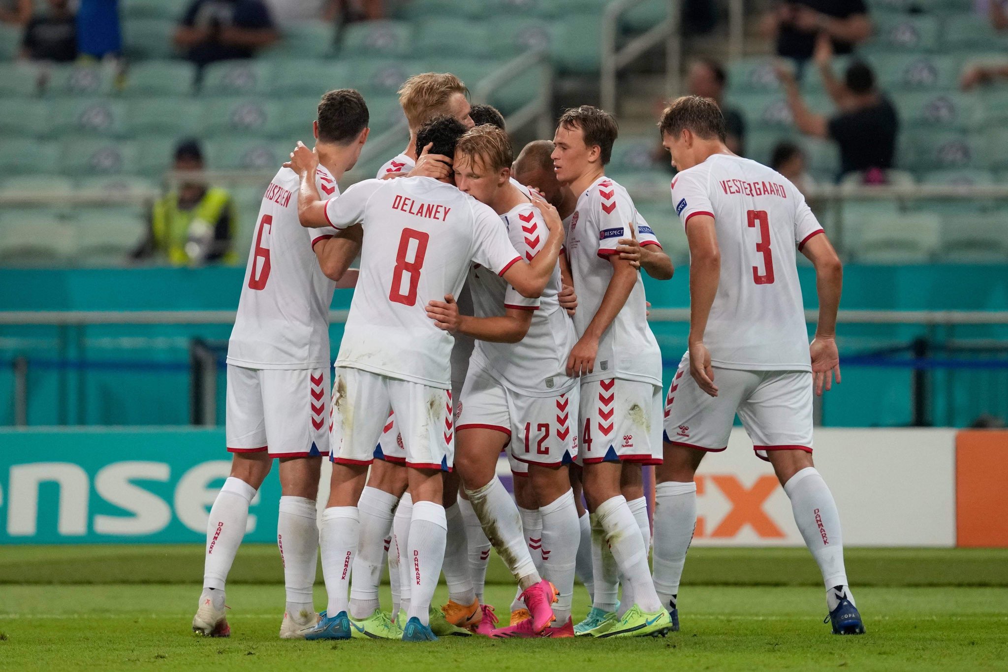 You are currently viewing Denmark look to ‘take advantage of the expectation’ on England at Wembley