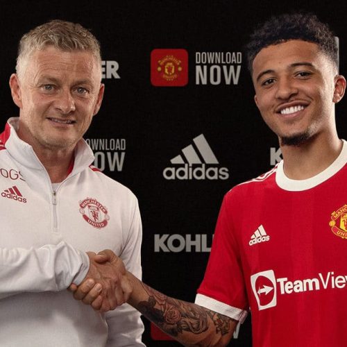 Solskjaer excited to see Jadon Sancho ‘blossom’ at Manchester United