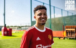 Read more about the article Manchester United announce Sancho signing