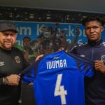 Nathan Idumba Fasika and Cape Town City coach Eric Tinkler