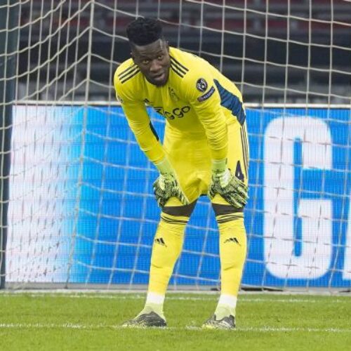 Arsenal dealt blow in pursuit of Ajax goalkeeper Andre Onana