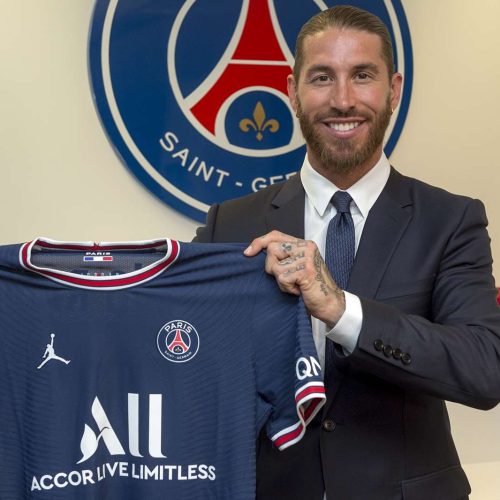 PSG confirm the signing of former Real Madrid captain Sergio Ramos