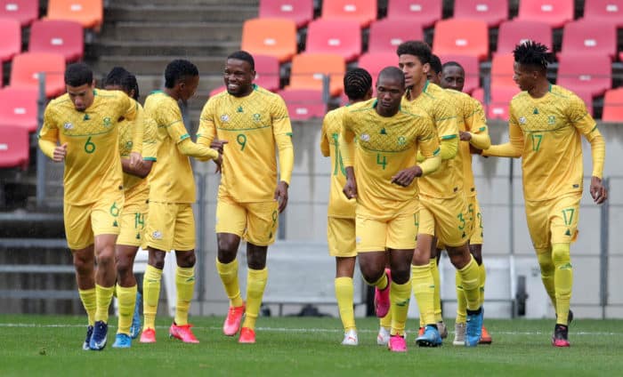 You are currently viewing Hat-trick hero Letsoalo fires Bafana into Cosafa Cup semi-finals