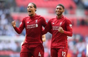 Read more about the article Delighted van Dijk, Gomez make long-awaited Liverpool returns