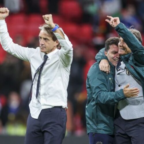 Delighted Roberto Mancini urges Italy to rest up for final push