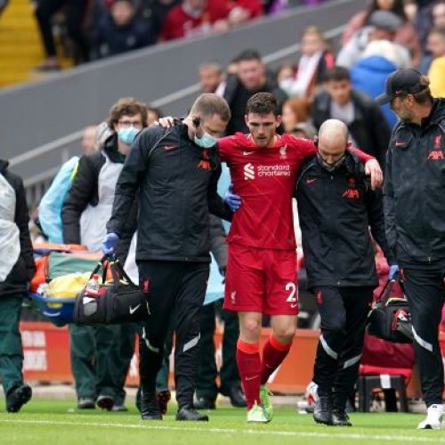 Andy Robertson injury concern for Liverpool