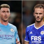 James Maddison and Aymeric Laporte