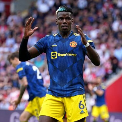 Pogba frustrated by Man Utd’s draw at Southampton