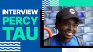 Read more about the article Watch: Percy Tau reacts to scoring first goal for Brighton
