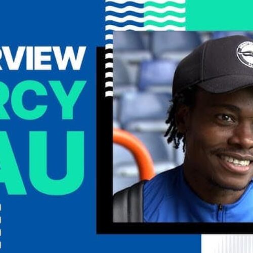 Watch: Percy Tau reacts to scoring first goal for Brighton