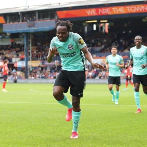 Watch: Percy Tau bags superb first goal for Brighton