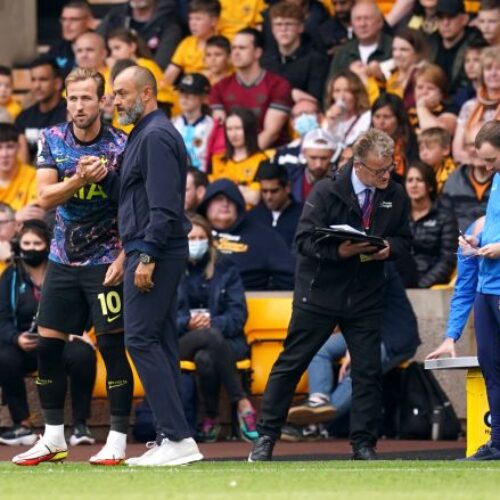 Kane’s contribution pleases Nuno as Tottenham beat Wolves