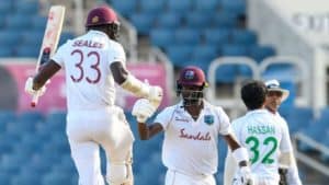 Read more about the article West Indies clinch one-wicket win as Pakistan see chances slip away