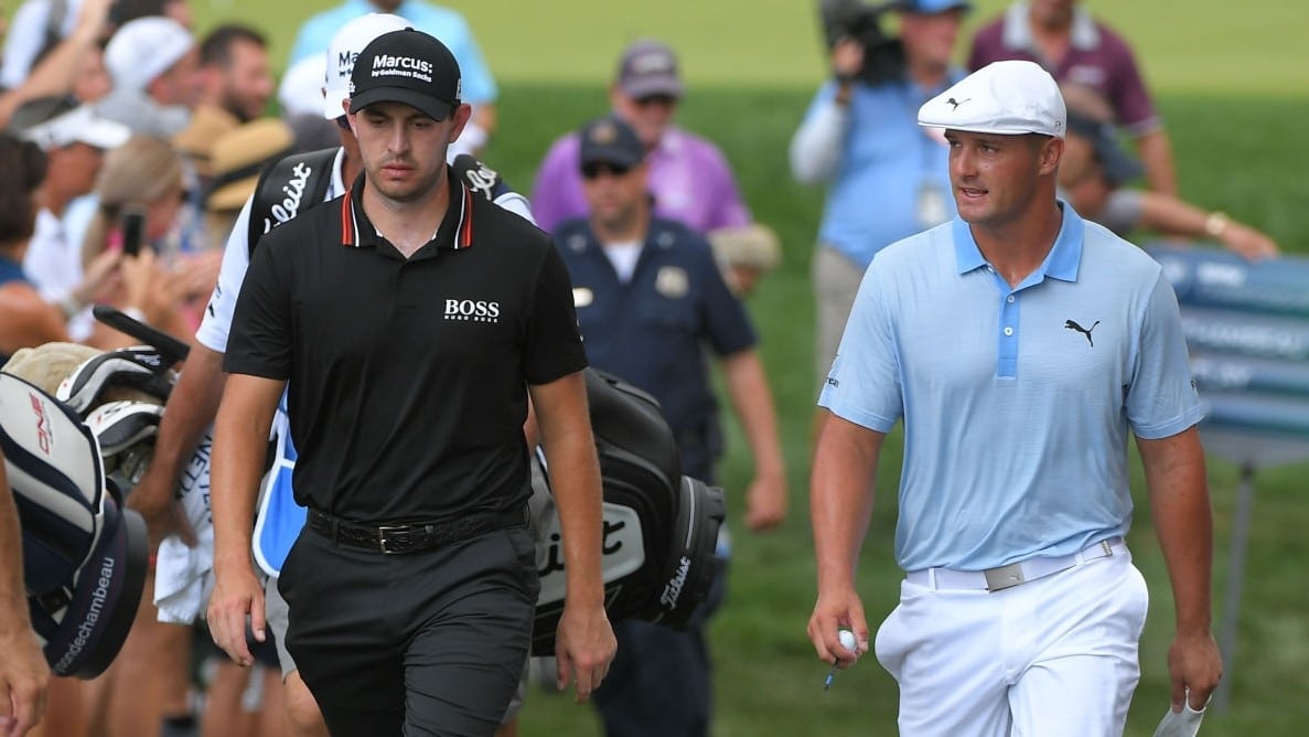 You are currently viewing DeChambeau, Cantlay share three-shot lead at BMW Championship